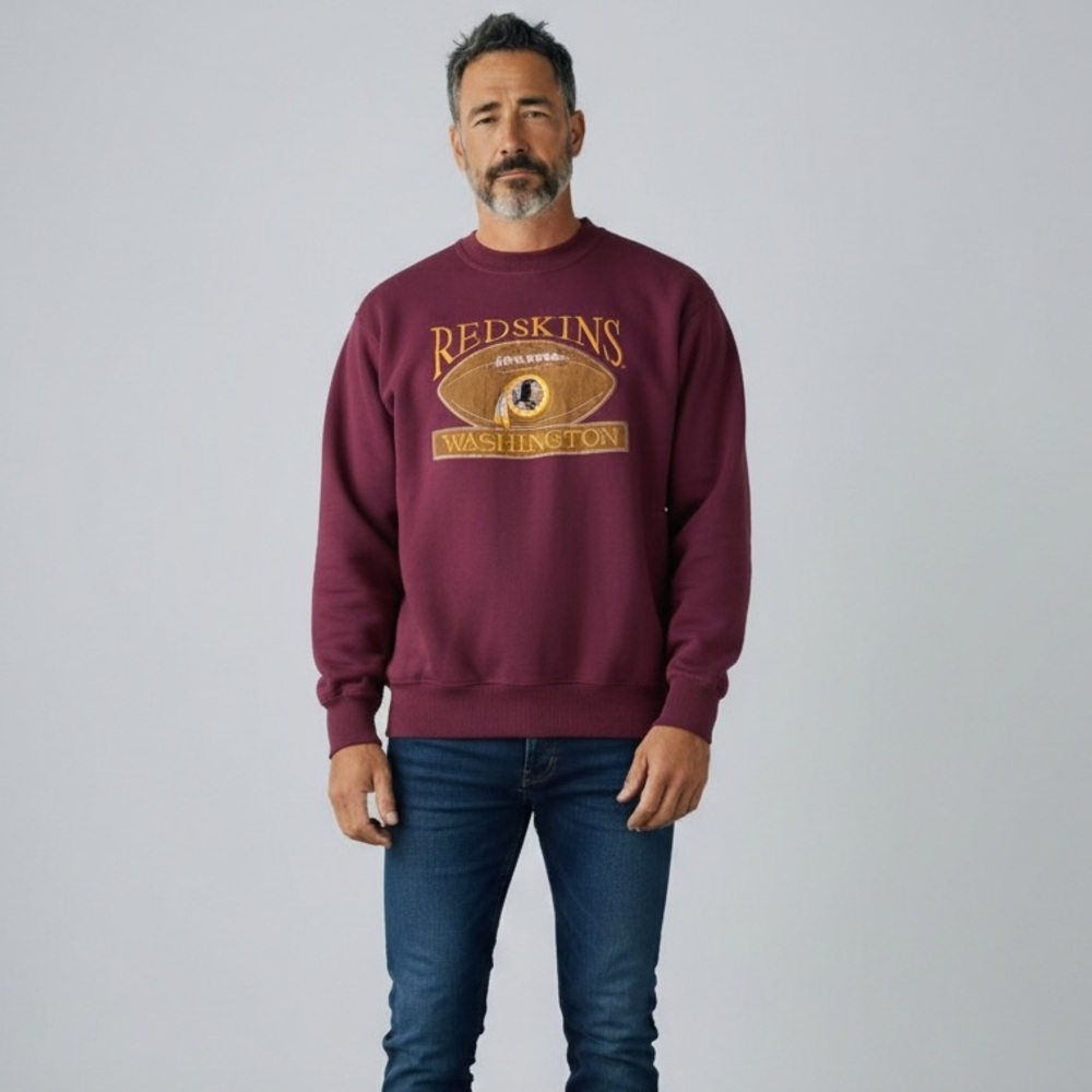 Vintage Washington Redskins Embroidered Crewneck Sweatshirt Missing‎ Tag